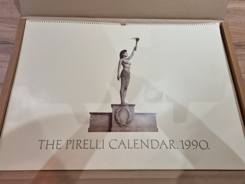 1990 prestine pirelli calendar - pirelli,