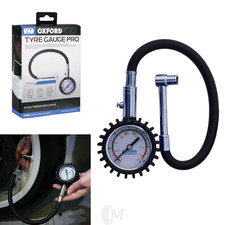 Tyre Pressure Gauge Professional Oxford Pro Dial Gauge 0-60psi Car Caravan Bike