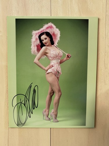 Dita von teese signed - von,
