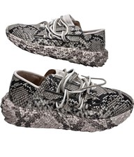 Giuseppe Zanotti Urchin Snakeskin Pattern Trainers Size 10 UK