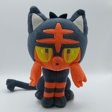 Litten Pokémon Soft Toy Official Tomy 8.5” Plush Teddy Cuddly 2017 Cat