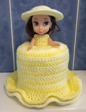 Handmade Crochet Doll Toilet