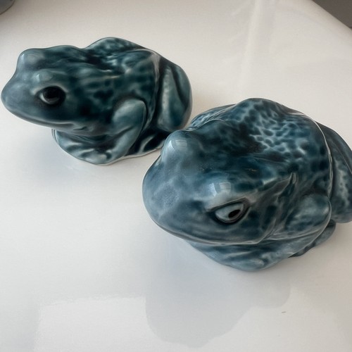 Vintage poole pottery frogs - vintage,