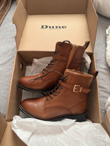 Never worn hard leather brown - never,