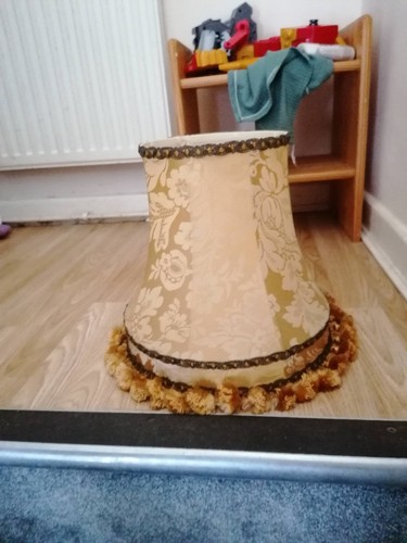 Large vintage lampshade - a,