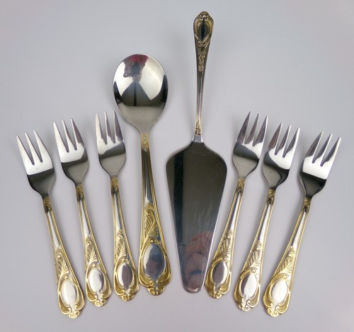 Pastry forks cake - 6, slice