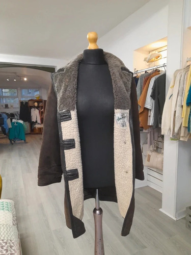 Vintage 70s sheepskin hea - sheepskin, tona