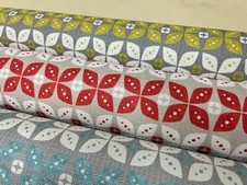 ORLA KIELY STYLE  CURTAIN UPHOLSTERY  FABRIC  140CM WIDE printed blind interiors