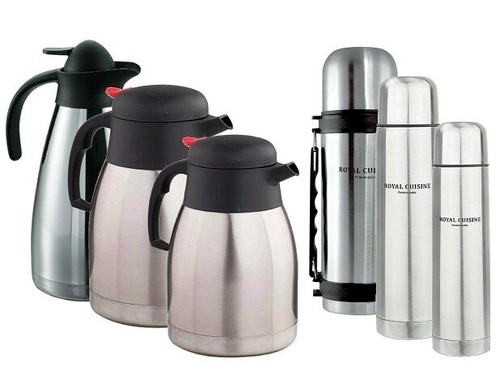 Isolating thermos flask vacuum - isolating,