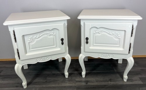 Pair bedside tables antique - pair, of