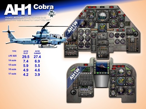 Ah1 cobra cockpit instrument - ah1,