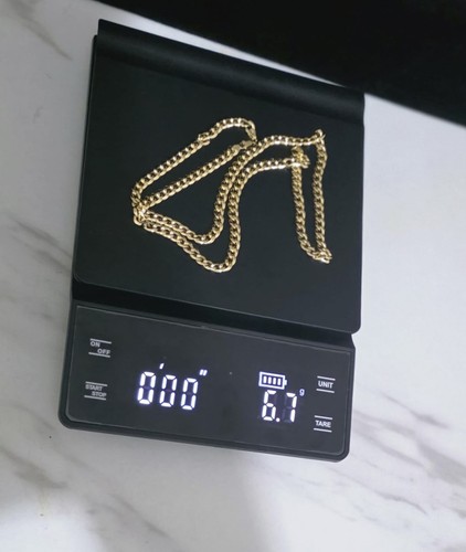 18k cuban design chain - design, solid