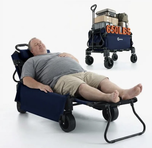 Folding utility wagon - folding,