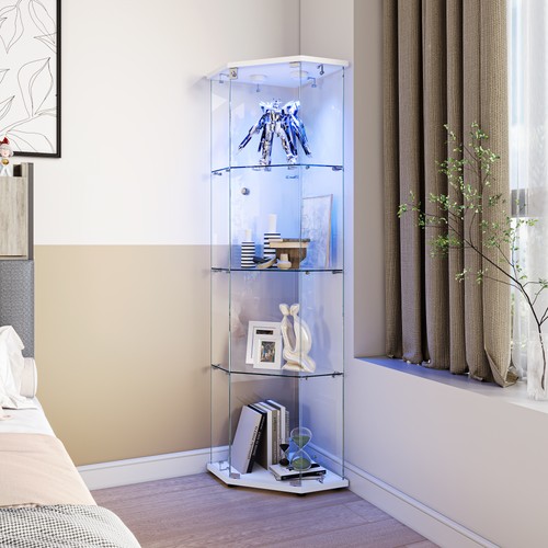 Glass display cabinet corner - display,