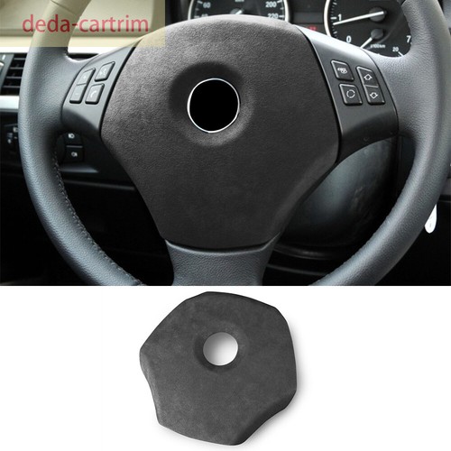 Suede black gray - suede, steering