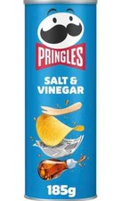Vinegar Sharing Crisps 185g  Pringles Salt