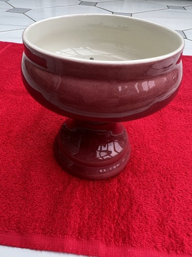 Pink glazed vintage goblet - pink,
