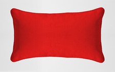 Oblong Cushion Cover Rectangular Shape Plain Cushion Cases 100% Cotton Zip Entry