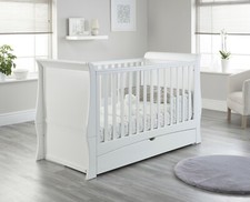 Sleigh baby wooden - baby, bed