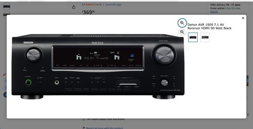 Denon avr 1909 receiver - denon,