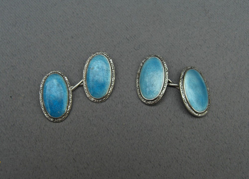 Antique silver and blue - ,