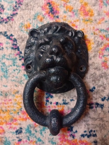 Antique cast iron - antique, lions