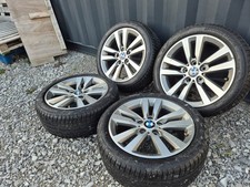 ?Genuine Bmw 17 inch 1 series alloy wheels with MATCHING BRIDGESTONE TYRES 7M
