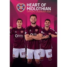 2026 Calendar Heart of Midlothian FC Month to View A3 Football Official Product