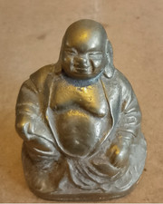 vintage  brass  BUDDHA figure