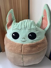 Large Squishmallow 20" Star Wars Baby Yoda Grogu Mandalorian Kelly Toys 2022