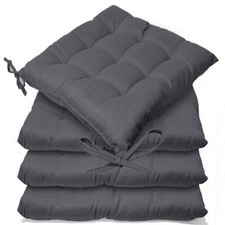 SEAT PAD DINING ROOM GARDEN KITCHEN CHAIR CUSHION WITH TIE ON 