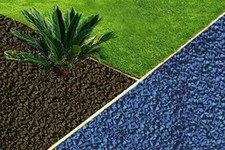 Decorative garden stones - garden,