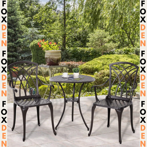Vintage garden bistro set - bistro, cast