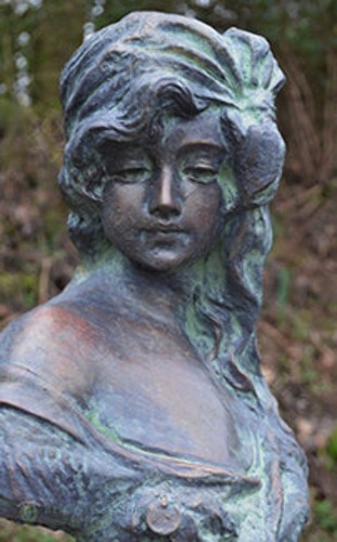 Female bust bohemia gypsy girl - female,