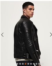 Men's Genuine Leather Handmade Jacket Real Sheepskin Biker Jacket New Style Coat