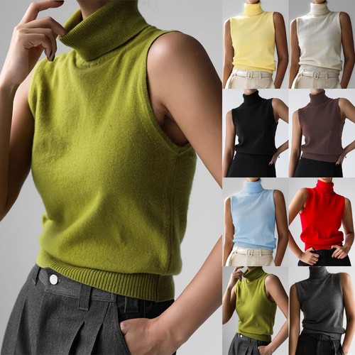 Ladies knitted high neck - knitted,