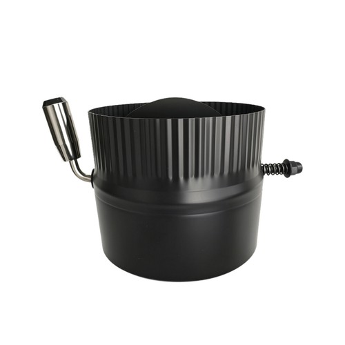Flue damper with side handle - damper,