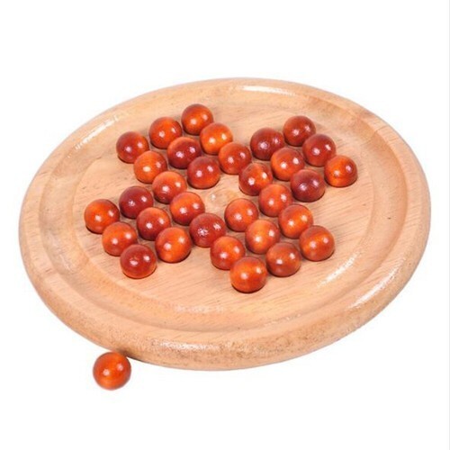 Marble solitaire board - marble,