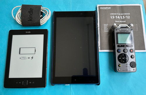 Job lot tech kindle olympus - job,