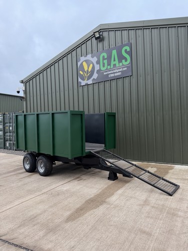 Ton tipping trailer - tipping,