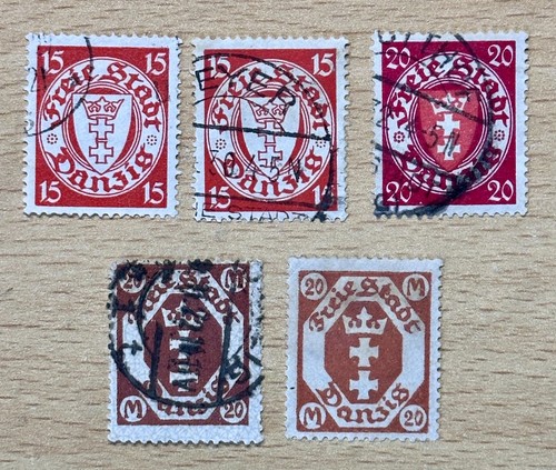 Danzig stamps used - 5,