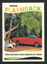2013 Topps Heritage - FORD MUSTANG Launched - News Flashback 9th March 1964