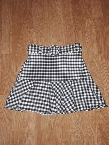 Zara black and white - white, gingham