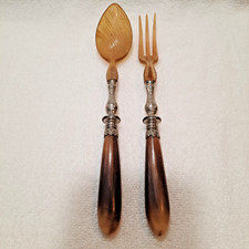 Antique French Horn & Silver