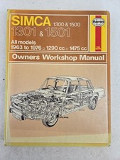 Simca 1300 1301 1500 & 1501