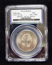 1960 Elizabeth II HALF CROWN