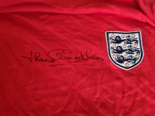 Jack Charlton England Leeds United Ireland Sheffield Wednesday signed SHIRT COA