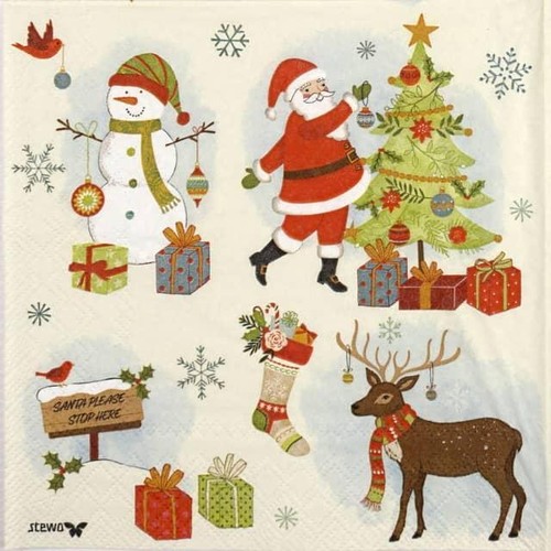 Single lunch paper napkins - lunch,