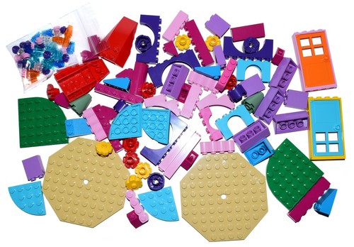 Lego 100 pieces - lego, pink