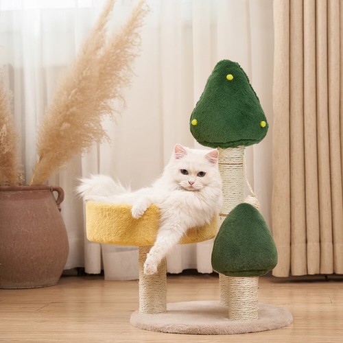 Cat tree house scratching post - cat,